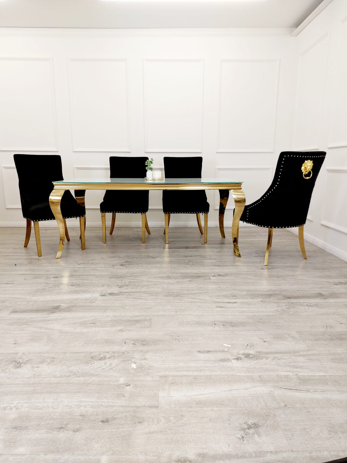 Louis Gold Dining Table