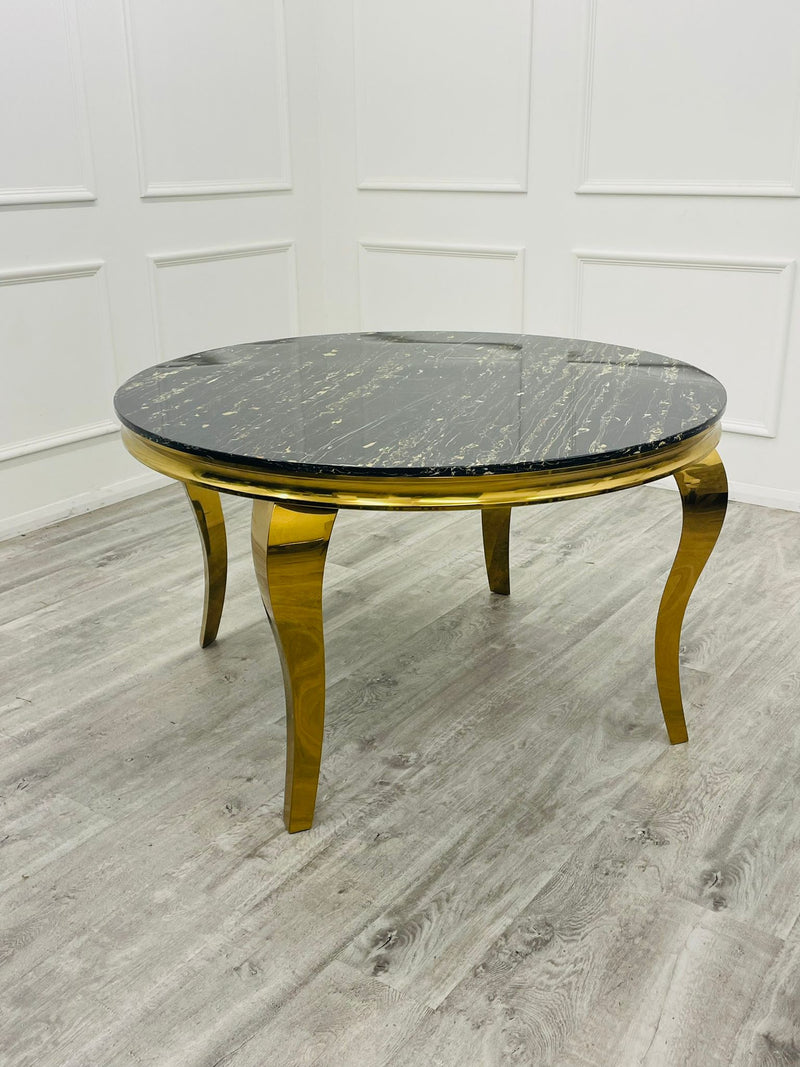 Louis Gold Dining Table