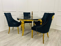 Louis Gold Dining Table