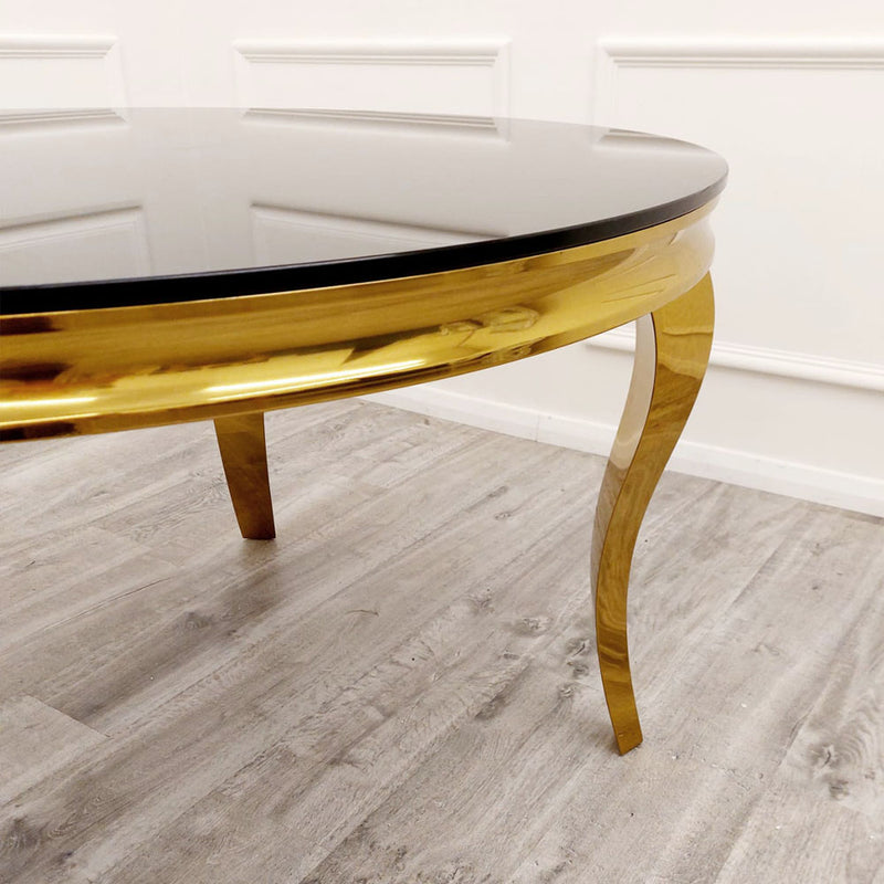 Louis Gold Dining Table