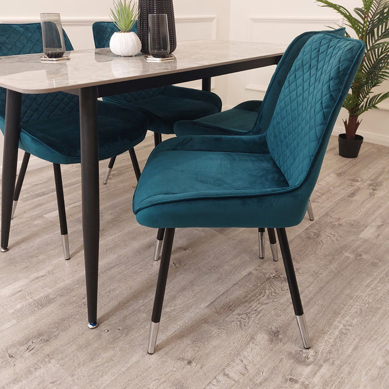 Luna Velvet Dining Chair - ALL COLOURS