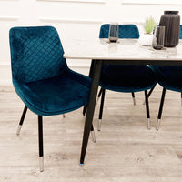 Luna Velvet Dining Chair - ALL COLOURS