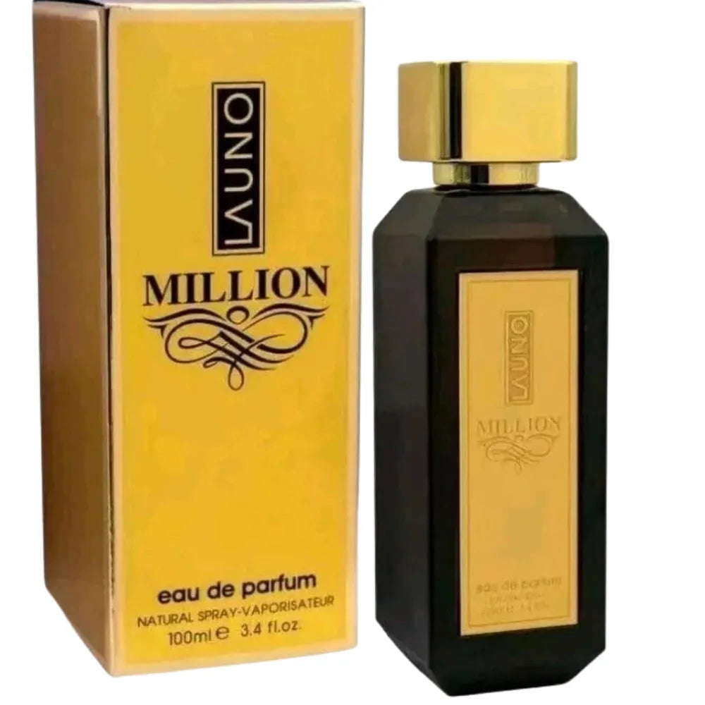 Million Launo 100ml Eau de Parfum - Fragrance World - For Men