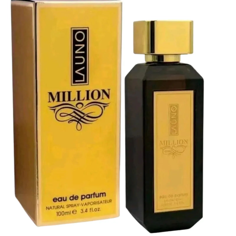 Million Launo 100ml Eau de Parfum - Fragrance World - For Men