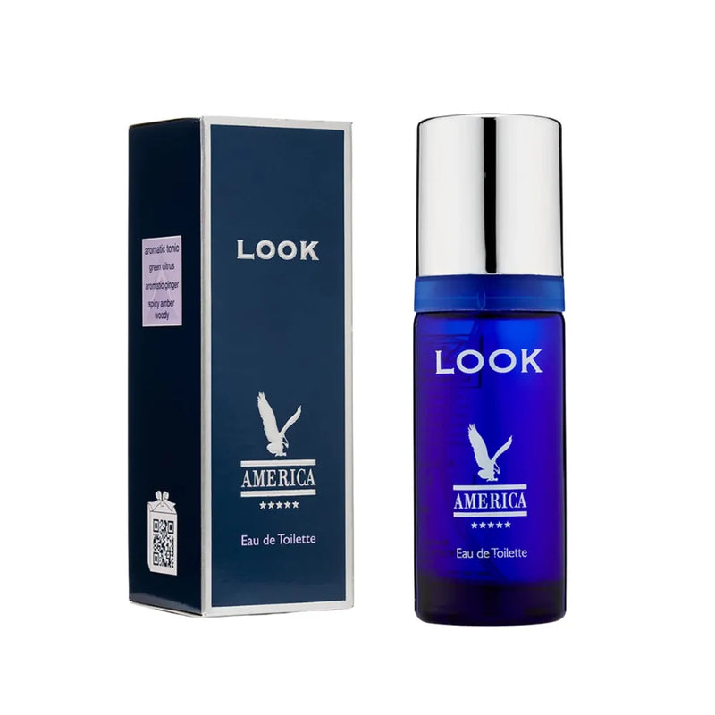 Look America Eau de Toilette bottle and packaging on a white background