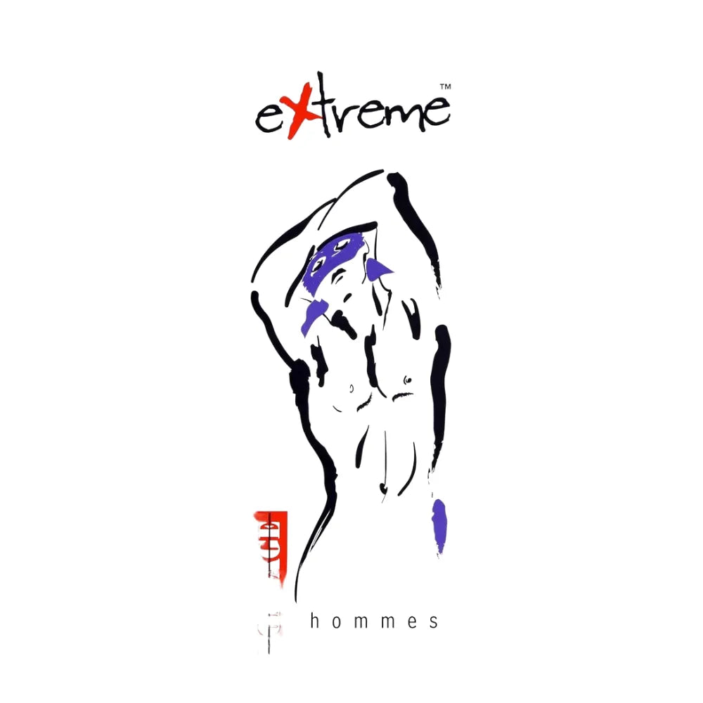 Logo with stylized figure and 'extreme' text on a white background