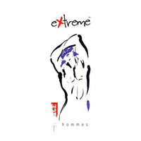 Logo with stylized figure and 'extreme' text on a white background