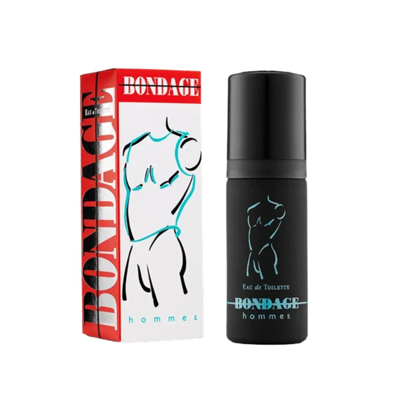 Bondage homme Eau de Toilette bottle and packaging on a white background