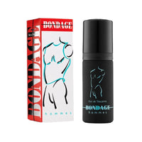 Bondage men's perfume bottle and packaging on a white background