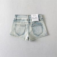 Street Style Hot Girl Skinny Sheath Low Waist Denim Shorts Summer Ins Small