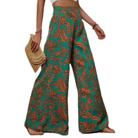 Fashionable Elegant Floral Print Women's Pants