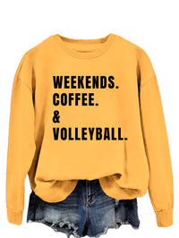 Women's Simple Round Neck Long Sleeve Loose Sweatshirt