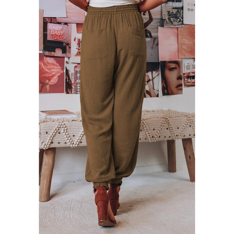 Women's Fashion High Waist Oversized Pants