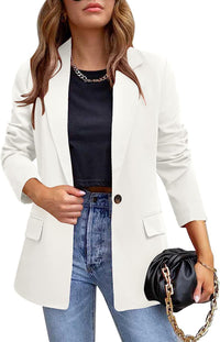 Women's Casual Suit Jacket Long Sleeve