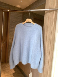 Women's Autumn And Winter Mohair Loose Sweater