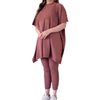 Plus Size Loose Sweater Casual Two-piece Suit