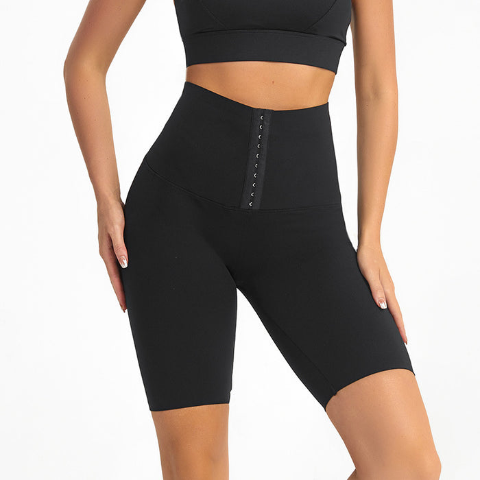 Women's Sports Cropped Pants Fitness Waist