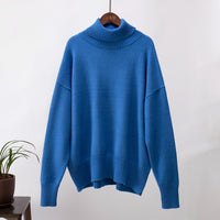 Women's Fashionable All-match Solid Color Turtleneck Sweater