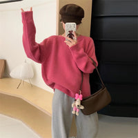 Women's Korean-style Knitted Tops Outerwear