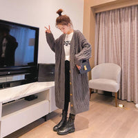 Fashion Loose Sweater Coat Women's Thickened