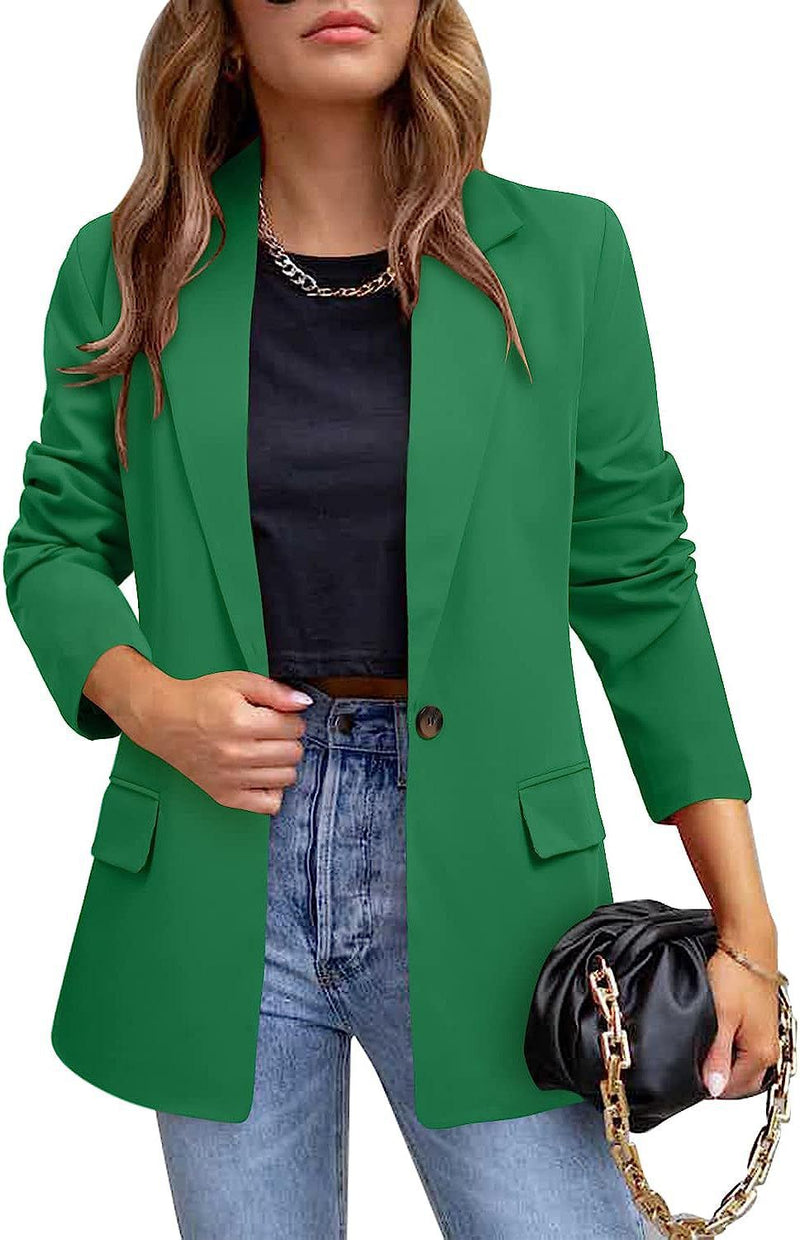 Women's Casual Suit Jacket Long Sleeve