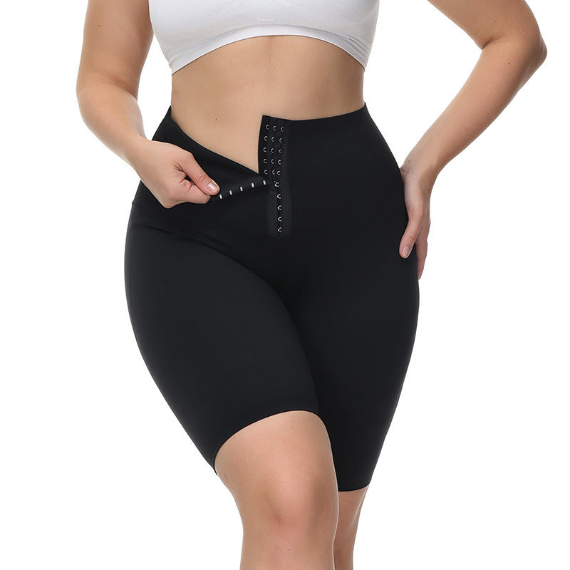 Women's Sports Cropped Pants Fitness Waist