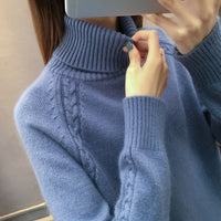 Women's Turtleneck Pullover Japanese Style