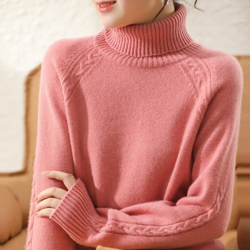 Women's Turtleneck Pullover Japanese Style