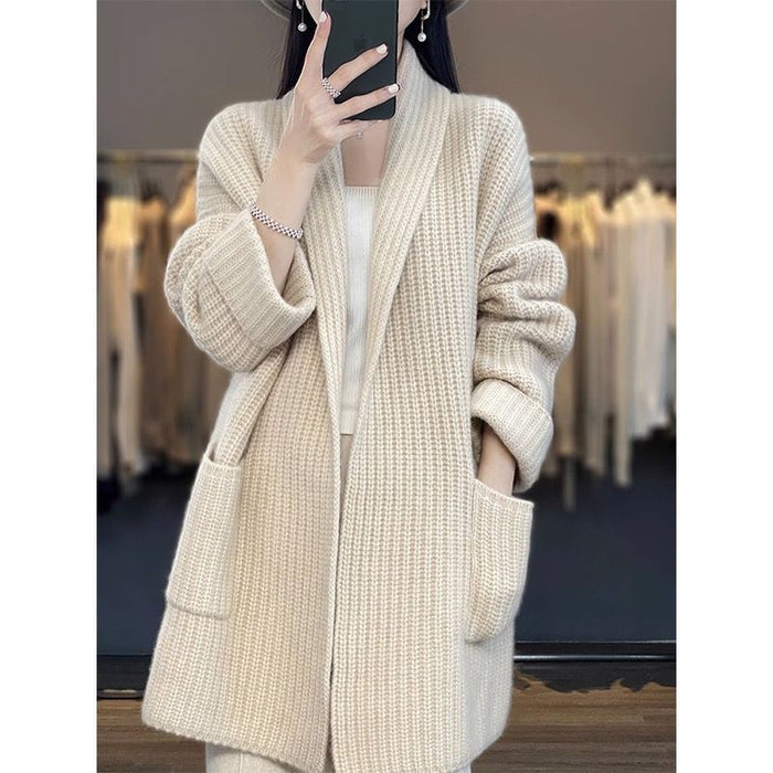 Warm All-match Simple Leisure Sweater Sweater Coat