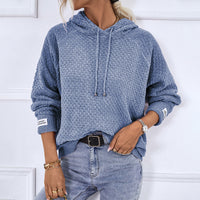 Women's Fashion Casual Hooded Drawstring Sweater