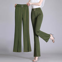 Women's Fashion High Waist Slimming Bell-bottom Pants