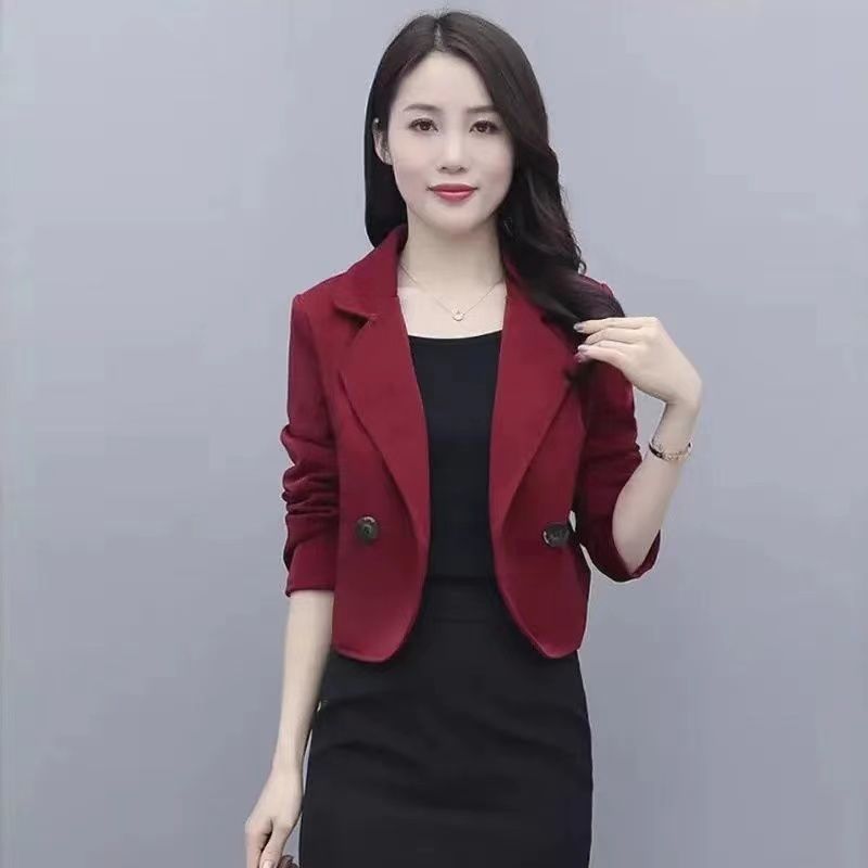 Korean Style Versatile Small Slimming Woolen Top