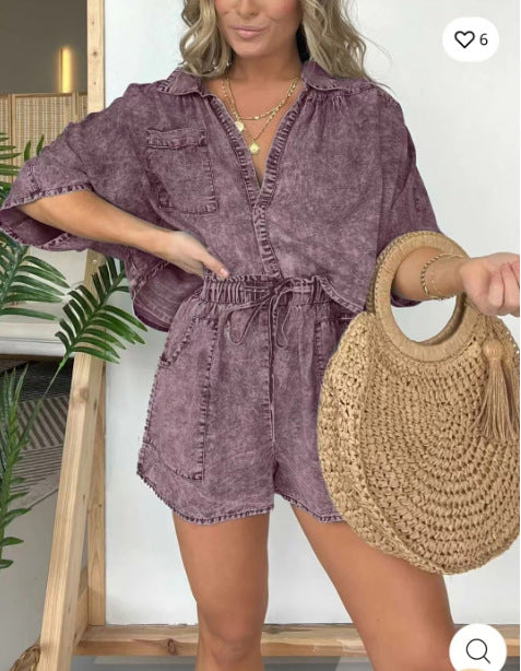 Women's Loose Comfortable Top Tether Suit