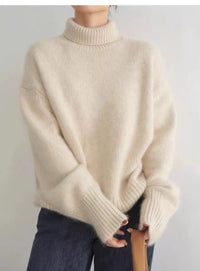 Women's Turtleneck Autumn And Winter Thickening Inner Wear Base Cashmere Sweater Sweater