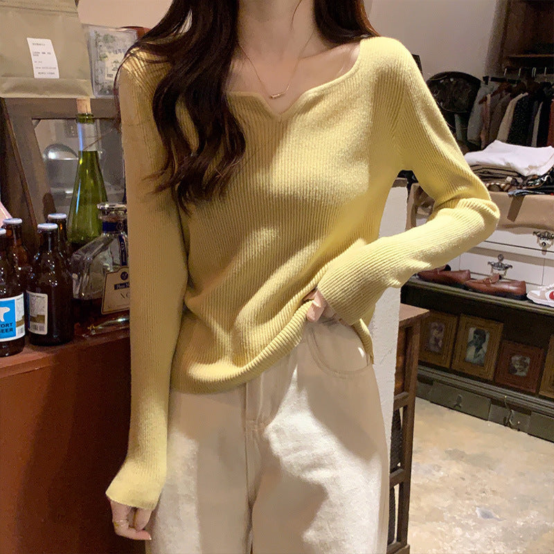 Women's Knitted Bottoming Shirt Top