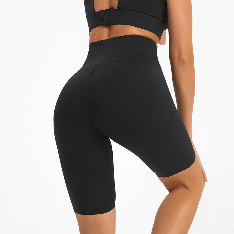 Women's Sports Cropped Pants Fitness Waist