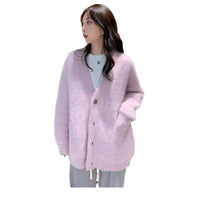 Women's Soft And Lazy V-neck Knitted Jacket