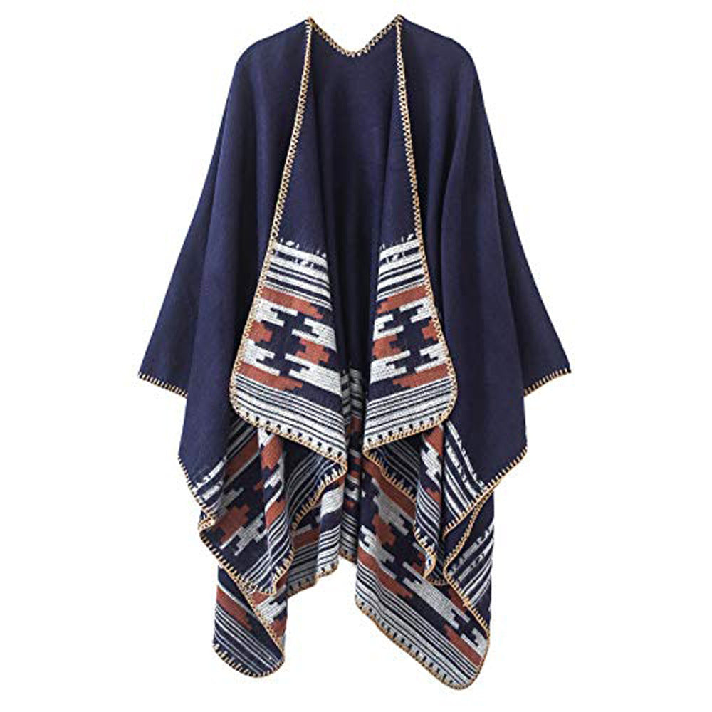 European And American Street Classic Fashion Wave Shawl