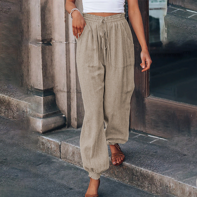 Women's Fashion High Waist Oversized Pants