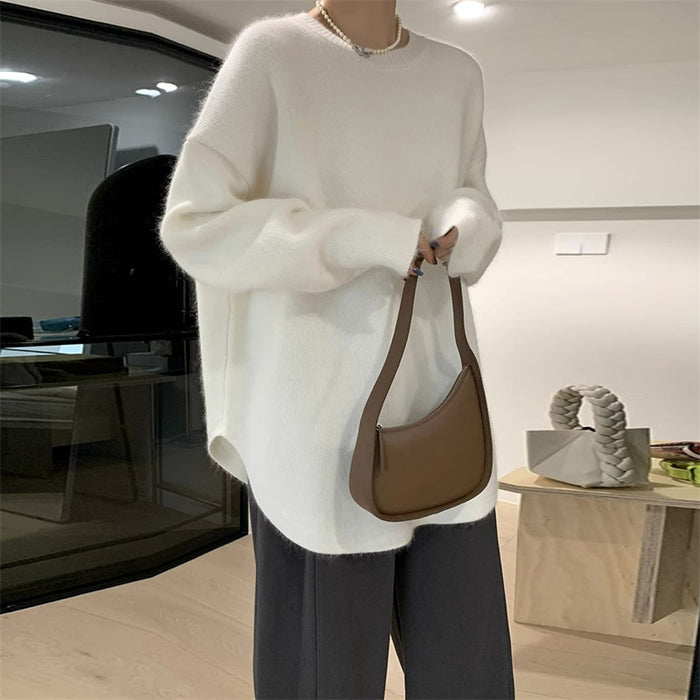 Loose-fitting Oversized Sweater Women's Top