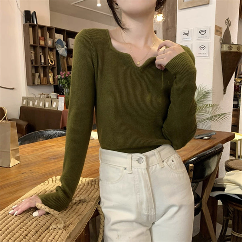 Women's Knitted Bottoming Shirt Top