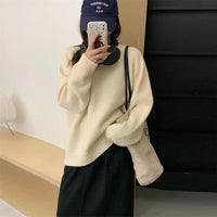 Women's Korean-style Knitted Tops Outerwear