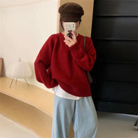 Women's Korean-style Knitted Tops Outerwear