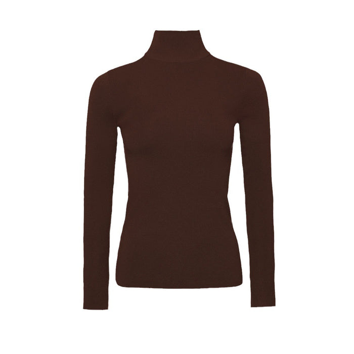 Women's Fashionable Temperament Slim Fit Warm Long-sleeved Sweater