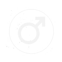 White circular object with an arrow on a white background