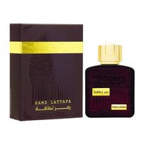 RAMZ LATTAPA perfume bottle and packaging on a white background