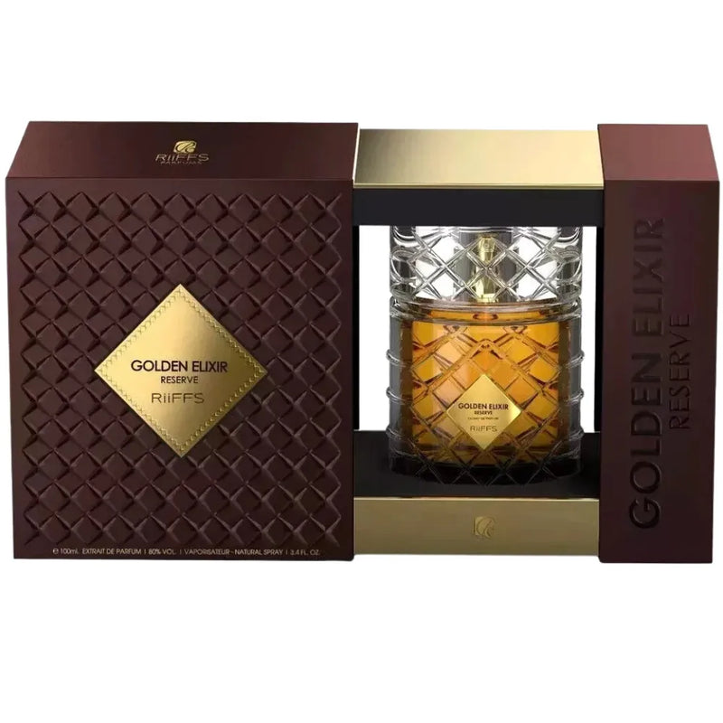 RiiFFS Golden Elixir Reserve Eau De Parfum 100ml | Unisex Fragrance