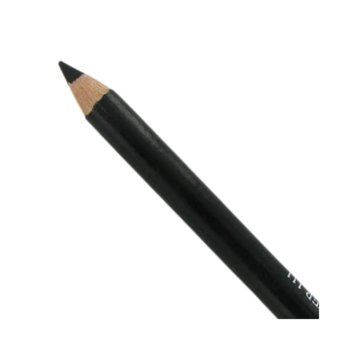 Black eyeliner pencil on a white background