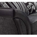 Shannon Fabric/Leather Sofa 3+2 Set