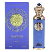 Dolce Marina Surrati perfume bottle and packaging on a white background
